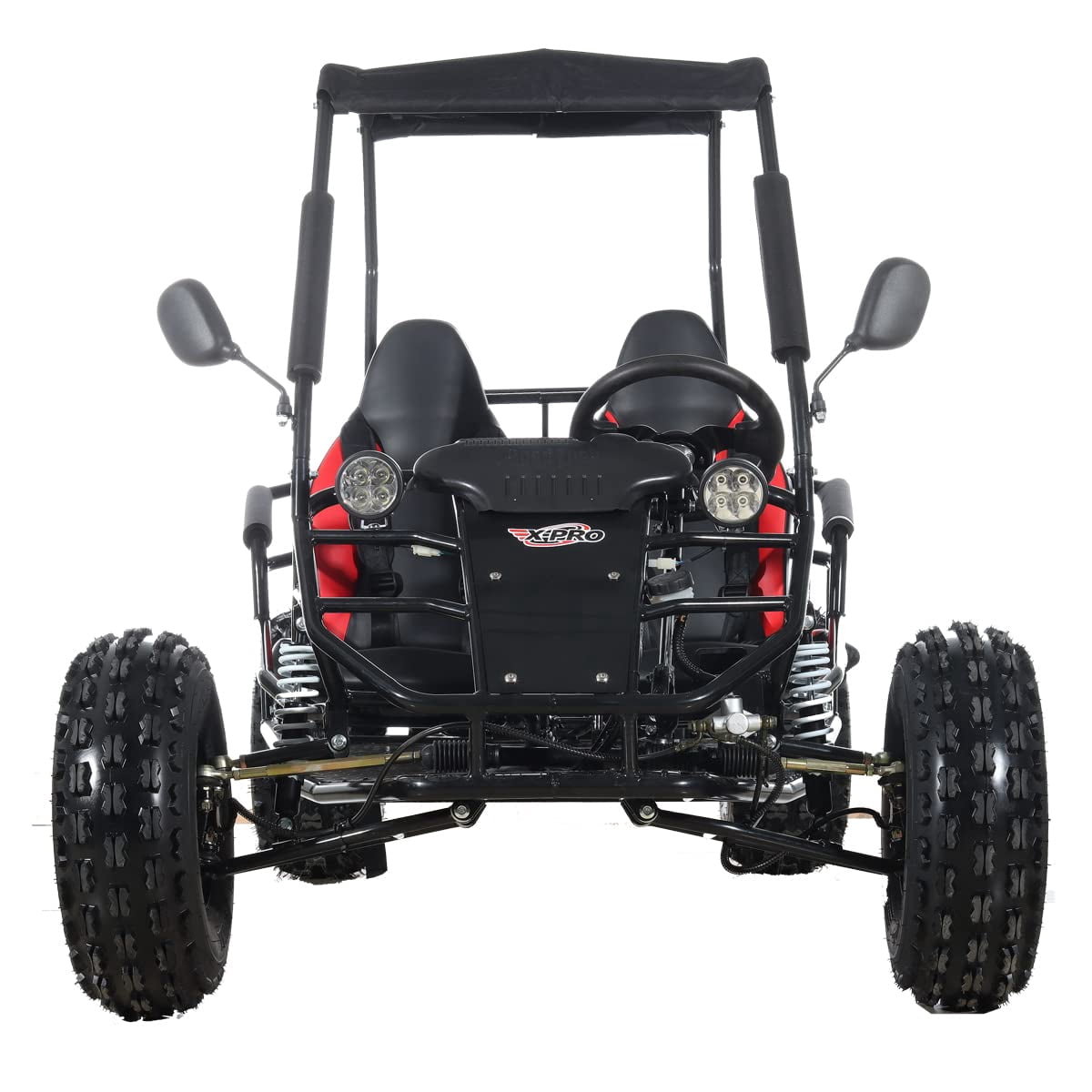 X-Pro Brand New Rover 150 Go Kart with 3-Speed Semi-Automatic Transmission w/Reverse, Big 19"/18" Wheels!