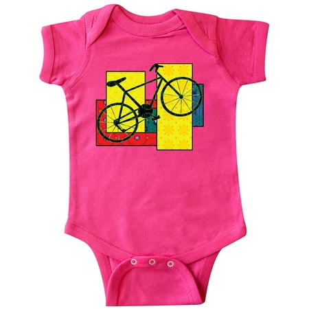 

Inktastic Bike Pattern Blocks Gift Baby Boy or Baby Girl Bodysuit