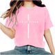 thumbnail image 1 of Camisetas de Cuello de Tripulación de Manga Corta para las Mujeres Cartas de Impresión de Pascua Camiseta de Manga Corta, Spandex de Poliéster, 1 of 5