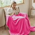 thumbnail image 4 of Chunky Cable Knit Throw Blanket, Lightweight 100% Organic Cotton Soft Cozy Throw Twin Blanket for Couch Bed and Sofa, Rustic Breathable Farmhouse Blanket Gift for Women Men(70.87"x78.74"), 4 of 5