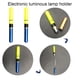 thumbnail image 5 of Palos de luz Flotador de pesca Barra de luz Caña de pescar electrónica ( ) Verde 2 piezas, 5 of 9