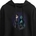 thumbnail image 3 of Corpse Bride - Haunted Groom & Bride - Juniors Cropped Pullover Hoodie, 3 of 5