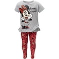 thumbnail image 2 of Disney Minnie Mouse Infant Baby Girls Crossover T-Shirt and Leggings Outfit Set Infant to Little Kid, 2 of 5