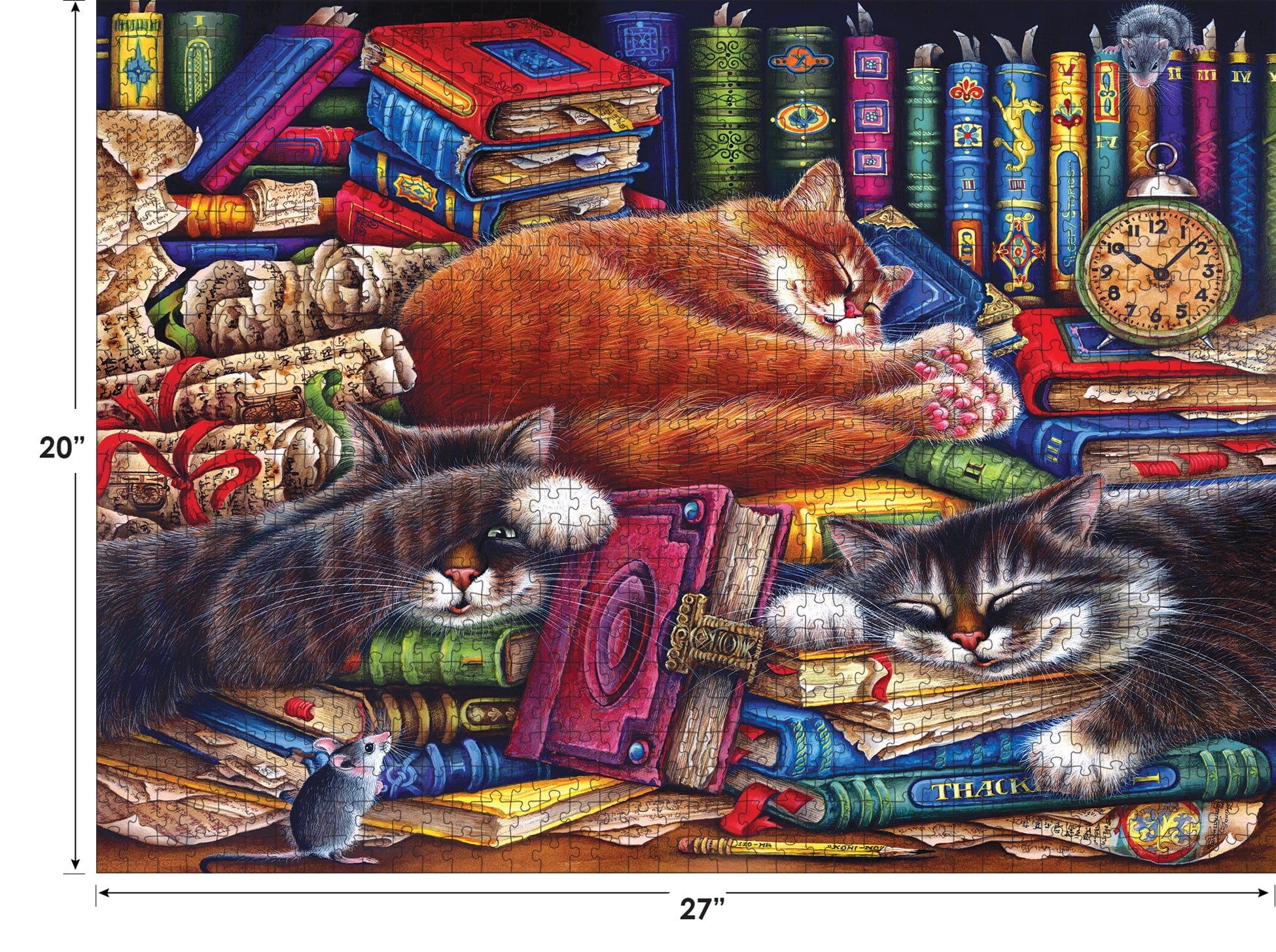 Puzzle Cats (1650pz) - 1000 Piece Jigsaw Puzzle