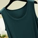 thumbnail image 4 of mfyjkho Camisetas Sin Mangas Para Mujer, Camiseta Sin Mangas Holgada Informal Con Cuello Redondo Y Costuras Lisas Para Mujer Tops Casuales Para Mujer L, 4 of 7