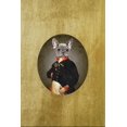 thumbnail image 4 of Amanda Greenwood 13x18 Black Modern Wood Framed Wall Art Titled - All Dressed up Frenchie, 4 of 6
