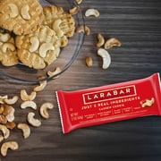 Larabar Cashew Cookie, Fruit and Nut Bars, Gluten Free and Vegan, 10.2 oz, 6 Count