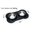 thumbnail image 5 of Stainless Steel Dog Bowls with Non-Slip Silicone Mat – 24oz/48oz No Spill Pet Food & Water Bowls Set – Double Feeder for Small, Medium, Large Dogs, Cats, Puppies – Easy Clean, Durable, BPA-Free, 5 of 9