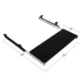 thumbnail image 3 of Keyboard Tray Kit - Under-Mount, Steel Construction, Slide Out Keyboard Mouse Holder - Powder Coated 9"D x 27"W - Black, 3 of 3