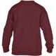 thumbnail image 2 of Gildan - Sudadera con cuello redondo Modelo Heavy Blend Unisex niño niña (Granate), 2 of 2