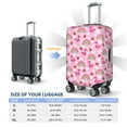 thumbnail image 4 of Hirioo Cute Flamingo for Elasticity Suitcase Cover (No luggage Included) Durable Luggage Protector Fits 18-32 Inch Luggage-X-Large, 4 of 7