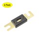 thumbnail image 1 of Fuse ANL de 250Amp Uxcell DC 32 Volt para amplificador de audio automotriz, reemplazo de inversor, metal negro, 2 piezas, 1 of 5