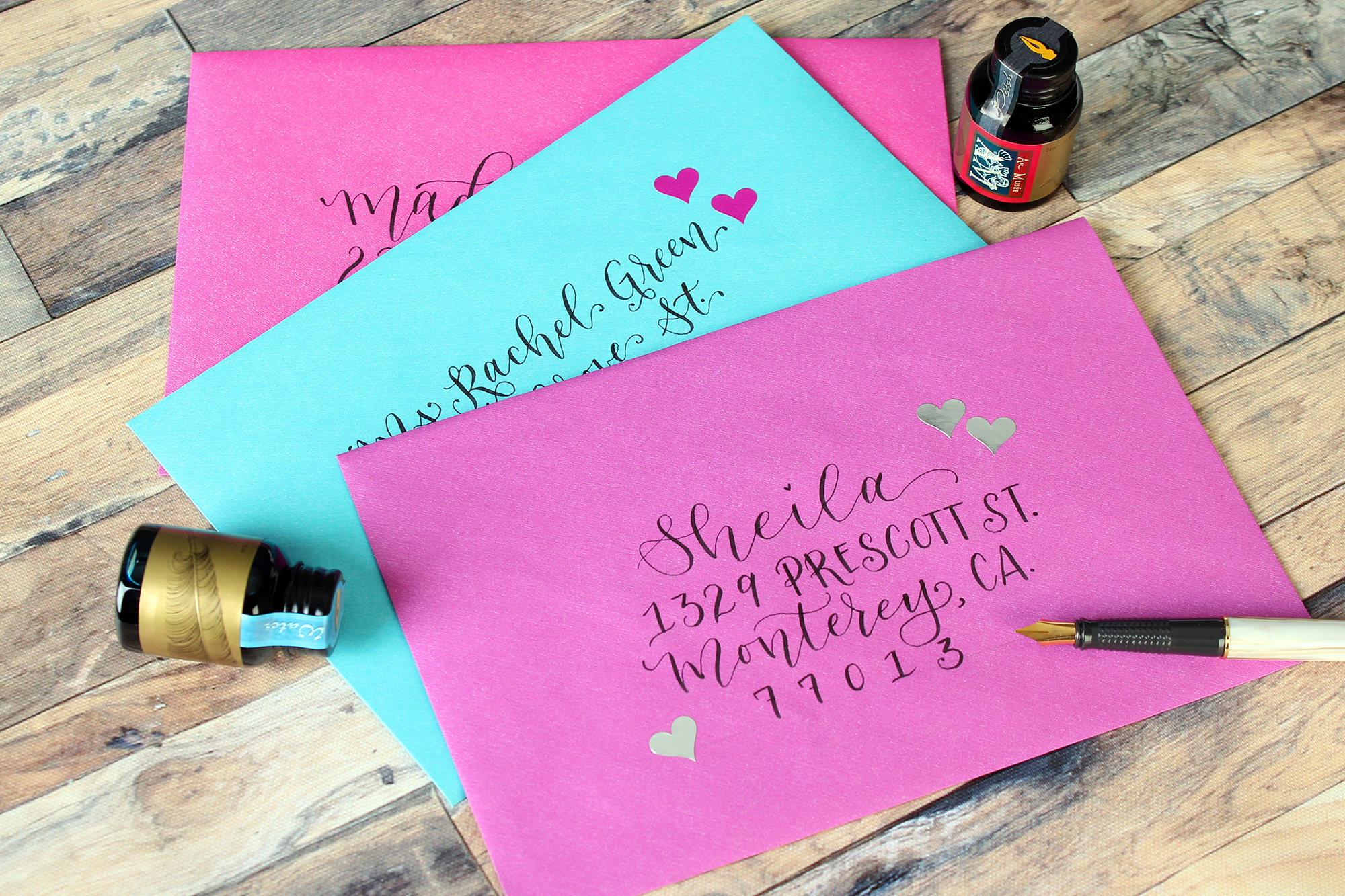 Royal Green Decorative Heart Sticker Rolls in 4 Assorted Colors Red, Pastel Pink, Blue and White Hearts for Stationery, Gift Packaging, and Party Favors - 5000 Pack