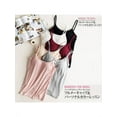 thumbnail image 3 of Women's Loose Cami with Built-in Shelf Bra Adjustable Strap, Summer Sleeveless Tank Top Padded Camisole Sleeveless Tank Top for Home Sports Yoga, 3 of 4