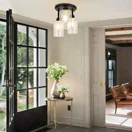 YYJLX Modern Semi Flush Mount Chandelier 4-Light Small YYJLX Modern Semi Flush Mount Chandelier 4-Light Small