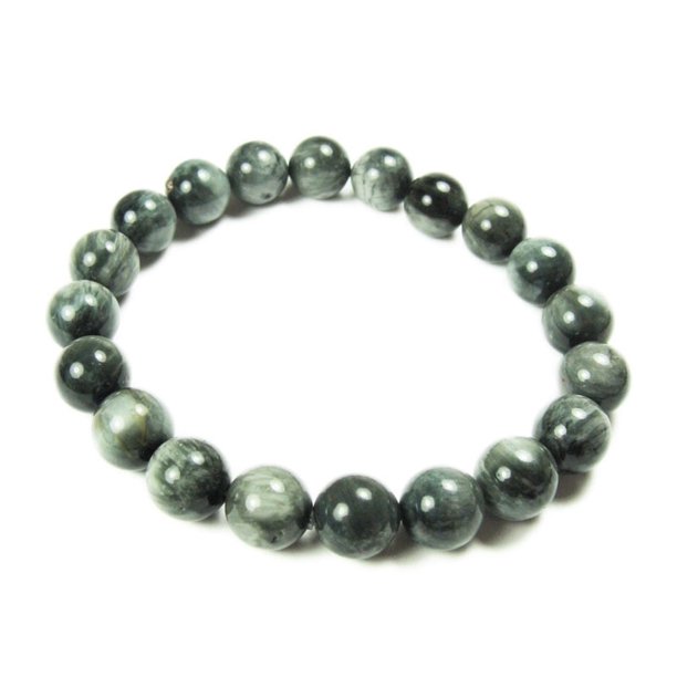 GiftsJoy 10mm 8 Inches Natural Eagle Eye Gemstone Bracelet Fashion