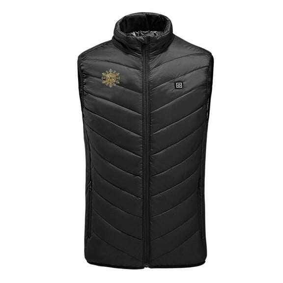 SELONE Heated Vests for Men Women 9 Zones 3 Heating Levels Fleece Jacket Sleeveless Printed Casual Coat Plus Size