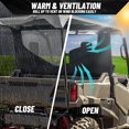 thumbnail image 4 of Ventana trasera Pioneer 1000-5, panel central UTV impermeable StarKnightMT con cremallera, compatible con Pioneer 1000-5 2016-2024 0SR95-HL4-211A Pioneer 1000, 5 accesorios, 4 of 8