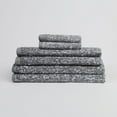 thumbnail image 2 of London 6-Piece 100% Cotton Bath Towel Set in Granite, 2 of 4