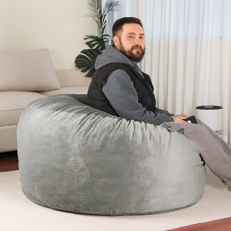 Gianna 4FT Sofa Bean Bag Chair - Walmart.com
