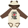 thumbnail image 3 of Inktastic I Want To Grow up To Be A Football Player Like My Daddy Boys or Girls Long Sleeve Baby Bodysuit, 3 of 5