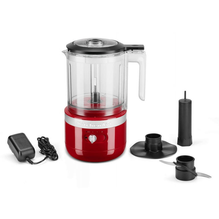 KitchenAid Cordless 5 Cup Food Chopper in Empire Red