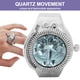 thumbnail image 5 of Reloj de Cuarzo ANGGREK con tapa abatible blanco/azul para Mujer cumpleaños niñas, 5 of 8