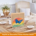 thumbnail image 5 of Qxltty Blue Butterfly Acrylic Napkin Holder Set of 1 Transparent Dining Table Kitchen Cafeteria Home Decor 4.1x4.9x1.97in, 5 of 9