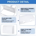 thumbnail image 3 of Uxcell 7.44 x 4.49 x 1.57 Inch Outlet Cover Box, White, 3 of 7