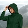 thumbnail image 4 of Sheghy Womens Hooded Waterproof Zip‑Up Raincoat‑Style Windbreaker for Everyday Urban Wear, 4 of 6