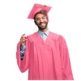 thumbnail image 3 of Kcodviy Adult Unisex Bachelor Graduation Coat Plus Gown Set College & Ladies Rain Jacket with Hood Plus Size High School Robe with Plus Size Name Clothes Cap & Tassel, 3 of 9