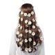 thumbnail image 1 of Diadema de girasol para mujer, tocado hippie, heytea Bohomia, tocado de corona con cuerda de plumas para niñas (girasol), 1 of 5