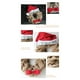 thumbnail image 4 of Corona De Navidad Sombrero De Navidad Corona De Arpillera Colgador De Puerta De Navidad Para La Tienda Del Hogar Y La Decoración De La Oficina Sweethay HA038415-00, 4 of 6