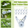 thumbnail image 3 of Dainzusyful Tools Accessories 10PC 360ÃÂ° Adjustable Trainer Clips Support Clips Flower Vine Clips Garden Clips,Clearance Items, 3 of 9