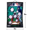 Franklin Sports MLB Baseball Target Toss Game - Kids Over the Door Mini Baseball Throwing Game with (3) Soft Baseballs - Perfect Indoor Baseball Toy for Kids - 36” x 24”