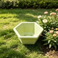 thumbnail image 6 of Hexagon Planter Pot Thickened Modern Plastic Flower Container with Drainage Hole for Indoor Outdoor Balcony Garden Home, 6 of 6