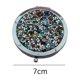 thumbnail image 2 of Espejo Cosmético Mini Mezcla de Diamantes Espejo de Maquillaje Mini Espejo de Bolsillo Plegable Espejo de Mano Portátil - para Mujer Niña Regalo, 2 of 5
