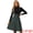 Green, variant on Women's Tartan Pinafore Plaid Midi Suspender Skirt XL Green