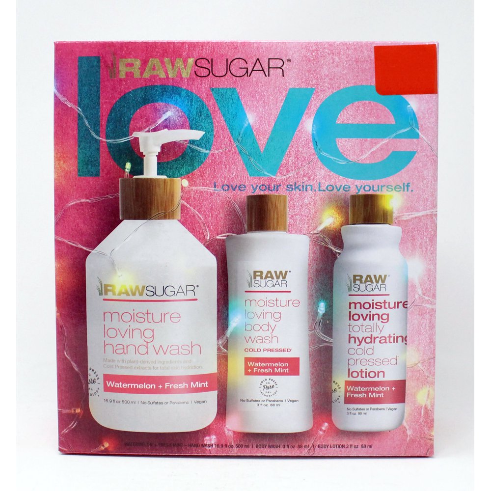 raw sugar watermelon mint soap