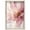 Blonde Frame, variant on Pink and Gold Bloom Shadowbox Print Elegant Floral Art by Art Remedy, White Frame, 16 x 24