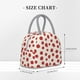 thumbnail image 2 of Disketp Abstract Red Polka Dot Bolsa Térmica para Almuerzo, Lonchera con Abertura Amplia y Gran Capacidad, Organizador Reutilizable para Mujeres, Hombres y Adultos, 2 of 6