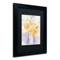 thumbnail image 3 of Trademark Fine Art "Purple Vase Reflection" Canvas Art by Sheila Golden Black Matte, Black Frame, 3 of 5