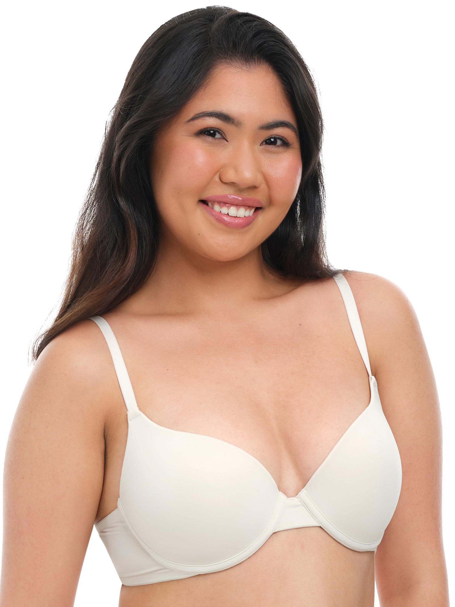 No Boundaries Women’s Smooth Micro Push Up Bra, Sizes 34AA-42DD