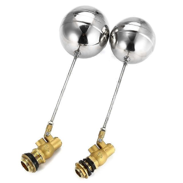 Float Valve Brass Valve Stainless Steel Water Trough Automatic Cattle Bowl Tank - 3/4 Inch