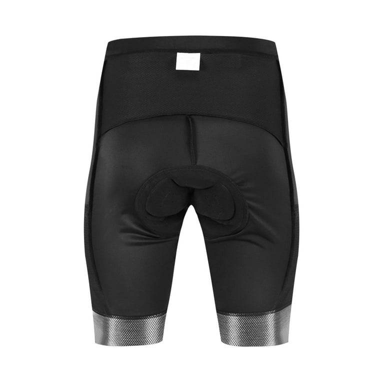 Men Padded Bike Shorts with Pocket and Reflective Strap Men s