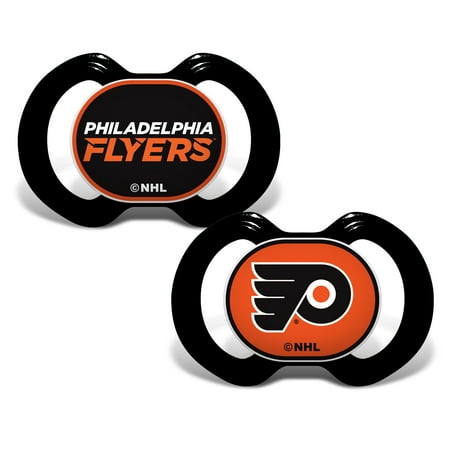BabyFanatic Officially Licensed Unisex Pacifier 2-Pack – NHL Philadelphia Flyers