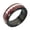 Football, variant on Men's Stainless Steel Fashion Sport Baseball Pattern Anxiety Ring Spinner Cool Jewelry Black Size 13