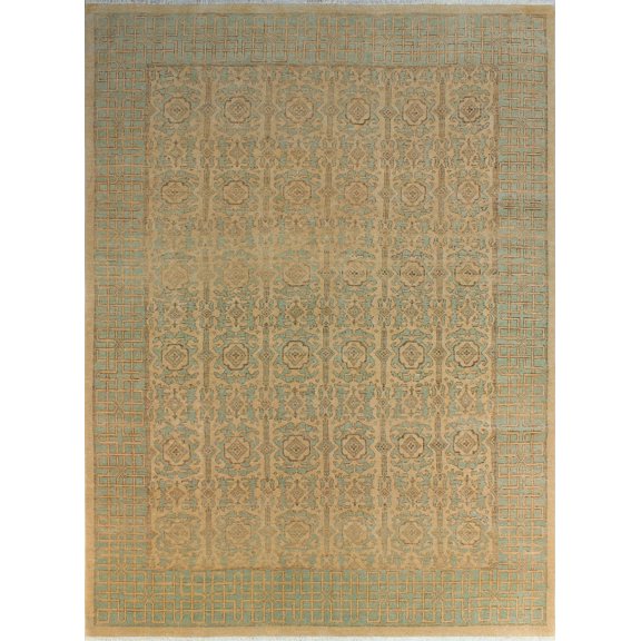 Yousafi Cynthia Beige/Brown Rug, 8'11" x 11'9"