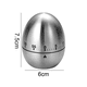thumbnail image 2 of Cuenta regresiva visual mecánica de metal de acero inoxidable manual linda para temporizador de cocina con alarma fuerte, 2 of 6