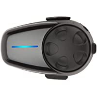 Single Sena SMH10-11 Motorcycle Bluetooth Headset Intercom with Universal Microphone Kit Renewed 